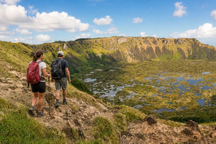 Rano Kau Crater Rim Hike